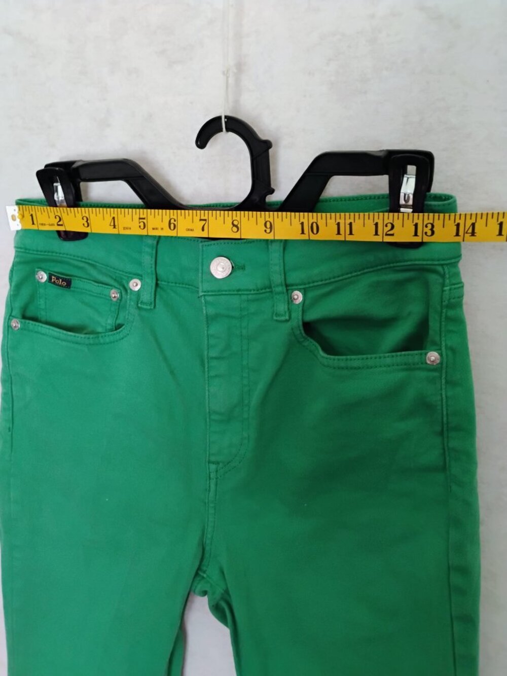 Polo Ralph Lauren Green Skinny Ankle Jeans size 29 - Picture 9 of 10